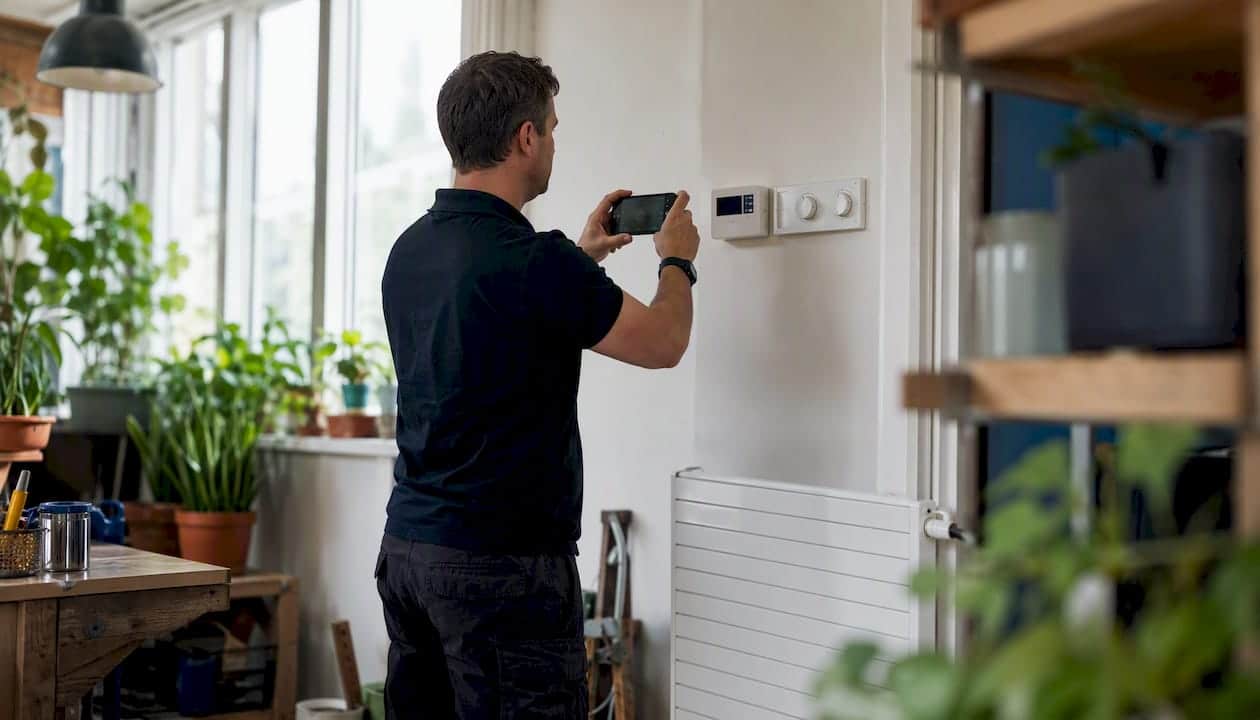 Documenting thermostat and programmer settings