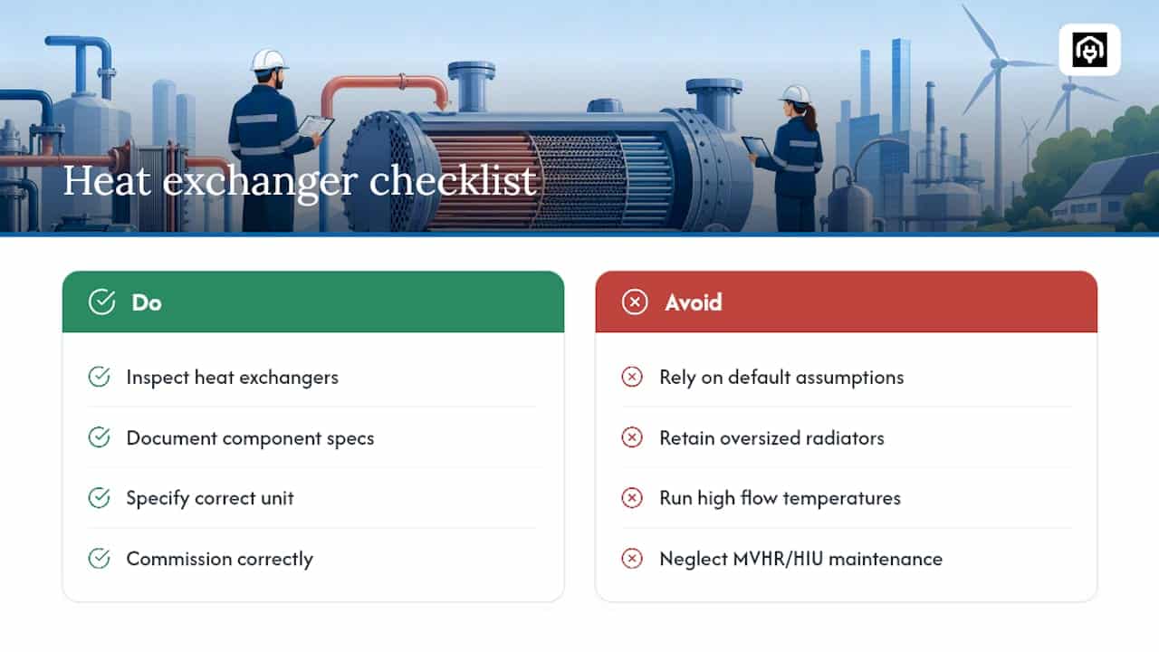 An editorial perspective on heat exchangers and UK energy performance — overview diagram