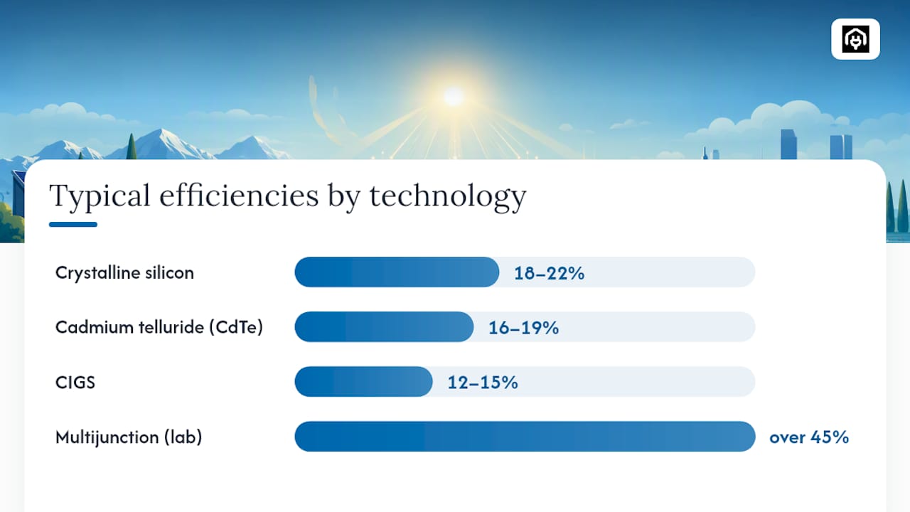 Which PV cell technology is actually best? — overview diagram