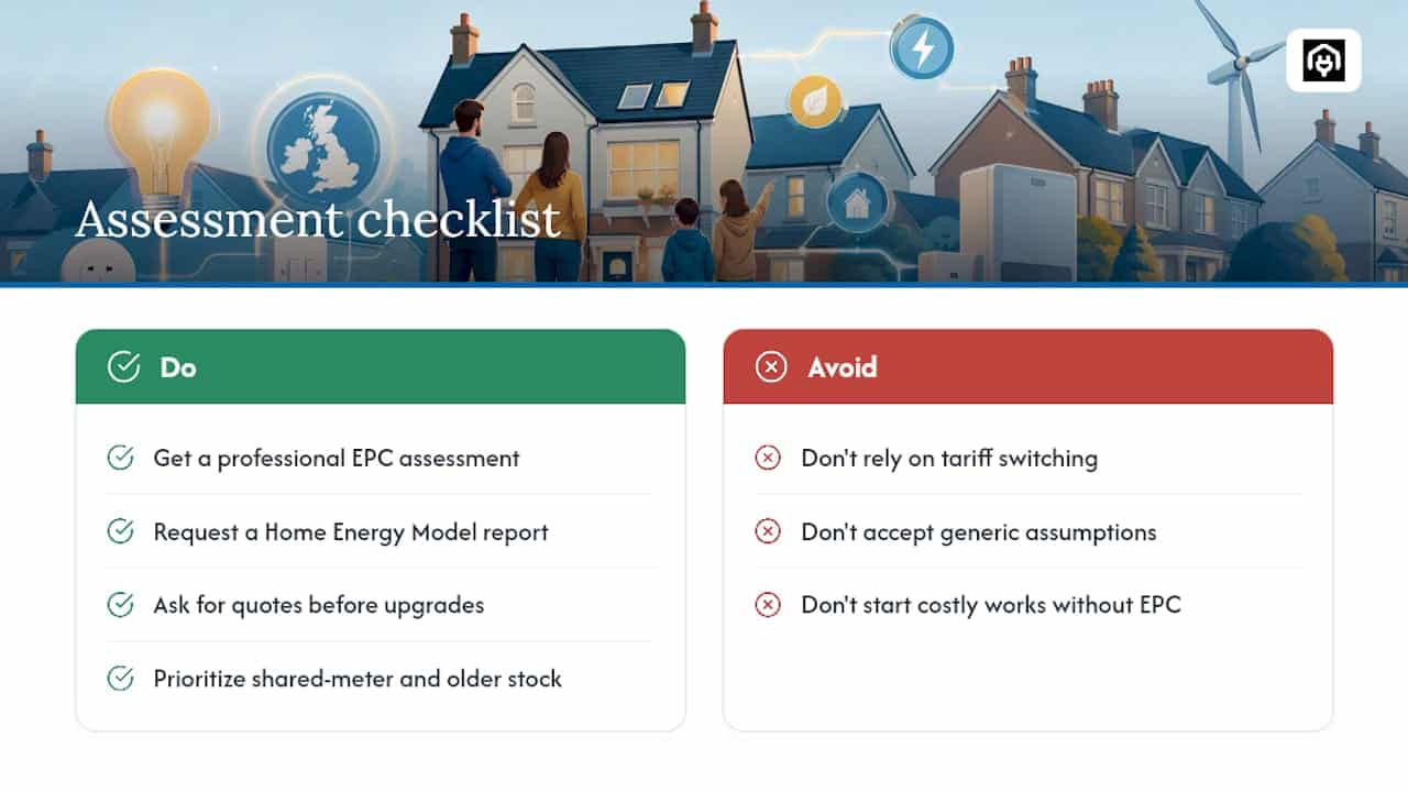How Homeenergymodel supports landlords beyond the switch — overview diagram