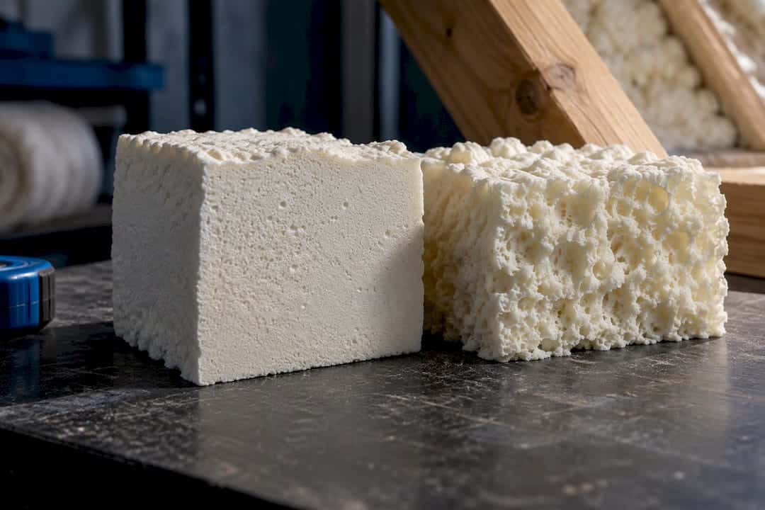 Closed and open cell foam cross-sections