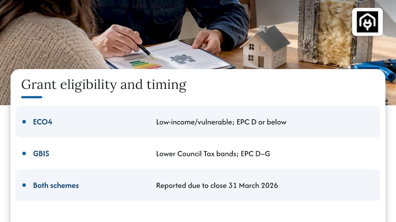 Costs, grants and what changes over time — overview diagram